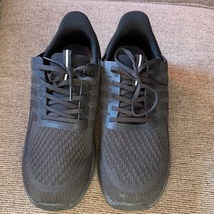 OrthoFeet Black Athletic Men's Shoes